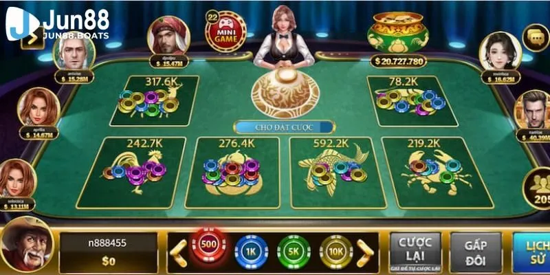 Jun88 | Bầu Cua Tôm Cá - Mẹo Hay Giúp Bet Thủ Thắng Lớn Liền Tay