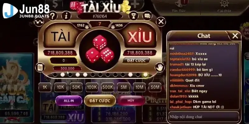 Jun88 | Đặc Sắc Giúp Tài Xỉu Livestream Khẳng Định Vị Thế